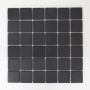 Mosaik Quadrat uglaseret antislip sort 29,1x29,1 cm
