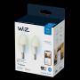 Wiz LED-kertepære Whites mat C37 E14 4,9 W 2-pak