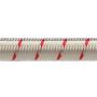 Robline elastik 4mm hvid/ rød