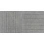 Troldtekt akustikplade Wall Deco V-line grå 60x60 cm 