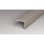 Logoclic afslutningsliste aluminium mat 2000x25x20 mm