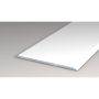 Logoclic overgangsprofil aluminium hvid 1000x80x3 mm