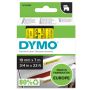 DYMO D1 tape sort/gul 19mmx7m