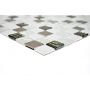 Mosaik Trend glas og metal hvid mix 30x30 cm