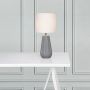 Markslöjd bordlampe Nicci grå/hvid 40,5 cm