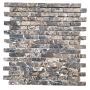 Mosaik Mos Brick natursten brun 30,5x30,5 cm