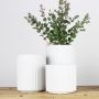 Scan-Pot vase Pearl hvid mat 20,5 cm 