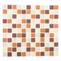 Mosaik Timeless krystal brun mix 32,7 x 30,2 cm