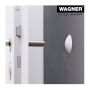 Wagner dørstopper t/væg hvid Ø60 mm 