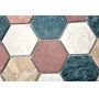 Mosaik Hexagon Marble Mix 29,8 x 30,5 cm