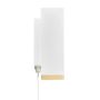 Nordlux LED-væglampe Curtiz hvid 3-trins dæmpbar H18 cm