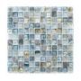Mosaik Square krystal/natursten mix 30,2 x 30,2 cm