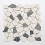 Mosaik Ciot natursten sand/sort mix 30,5 x 30,5 cm