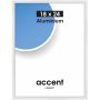 Nielsen alu-ramme Accent hvid 18x24 cm