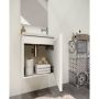 Allibert badmøbelsæt Porto Pack m/vask og spejl højglans hvid 40 cm