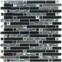 Mosaik Mix grå & sort 30x33,8 CM