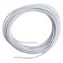 E-line ledninger flad 2x0,75 10 m hvid