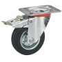 Transporthjul m/gummihjul 100x30 mm 70 kg
