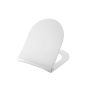Pressalit toiletsæde D-form S1068 soft close med lift-off hvid