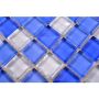 Mosaik Square krystal blå 32,7 x 30,2 cm