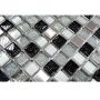 Mosaik krystal/stål mix 30,5 x 32,2 cm