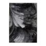 Afpasset tæppe Kalahari sort/grå 160x230 cm 