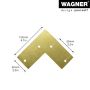 Wagner møbelben Hairpin mat guld 710 mm
