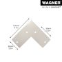 Wagner møbelben Hairpin lys grå 710 mm