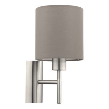 Eglo væglampe Pasteri taupe E27 30 cm