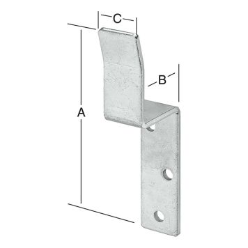 Vormann boltholder 160x37x30mm