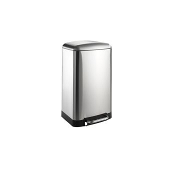 Wenko pedalspand Studio m/easy-close rustfri stål 30 L