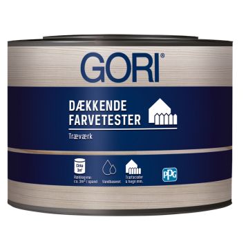 Gori farvetester dækkende hvid 0,38 L