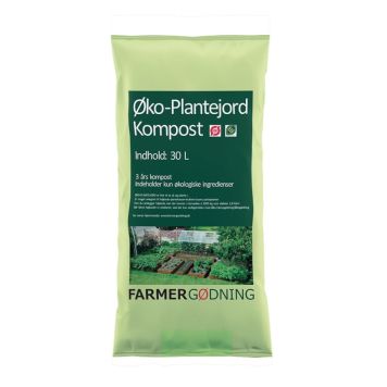 Farmergødning plantejord til økologisk dyrkning 100x30 L