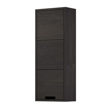 Camargue overskab Nature Egedahl massiv eg sort olieret 35x19x90 cm