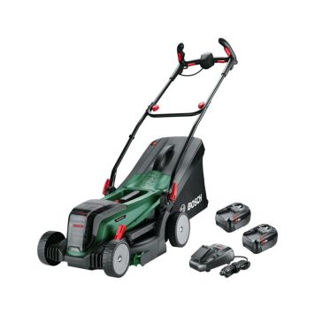 Bosch plæneklipper Universal Rotak 37-550 2x18 V m/batterier & lader 