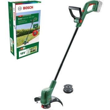 Bosch akku græstrimmer m/spole 230 mm 18 V u/batteri & lader