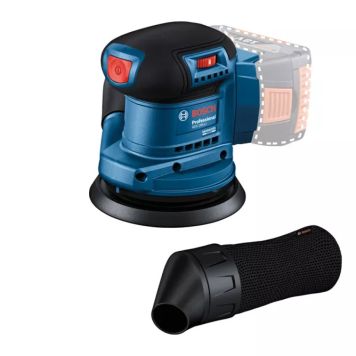 Bosch Professional excentersliber GEX 185-LI 125 Solo u/batteri & lader