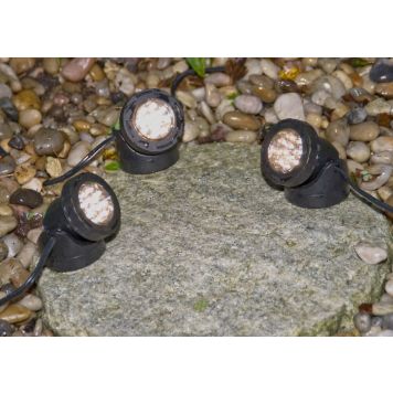 LED-spot Aqualight 3 x 1,6W inkl. lyssensor - Pondteam