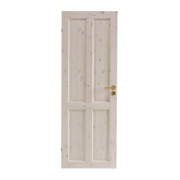 Swedoor dør massiv Tradition 04 hvidpigment 8x21