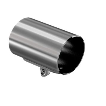 Fontanot rundt gelænderbeslag stål mat Ø42,4 mm