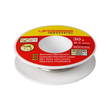 Rothenberger Industrial standard loddetin 30 g blyfri