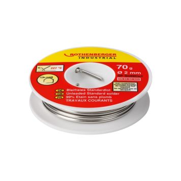 Rothenberger Industrial standard loddetin 70 g blyfri