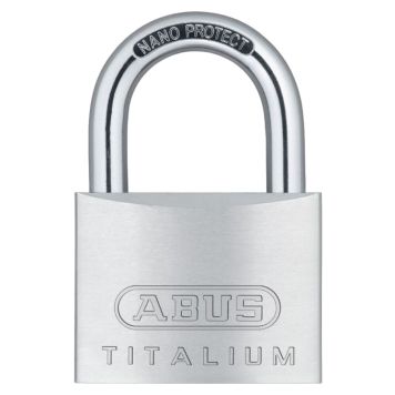 Stabilit hængelås massiv aluminium 64TI/50