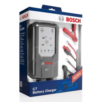 Bosch oplader t/batteri C7 12/24V store køretøjer