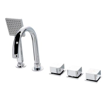 Camargue armatursæt Clean Square 5-huls 