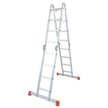 Krause ledstige universal 4 x 4 trin aluminium