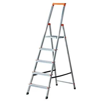 Trappestige 5 trin m/spandholder aluminium