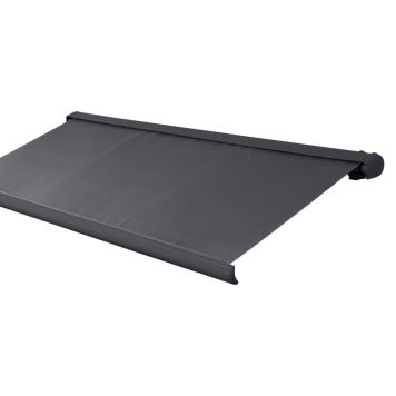 Outfit markise Liana hellukket m/motor og LED antracit 350x300 cm