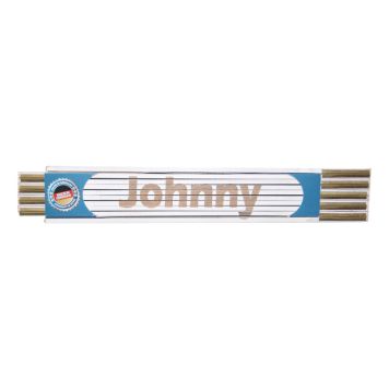 Tommestok med navn Johnny - 2m