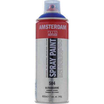 Amsterdam akrylspray 400ml ultra marine 504